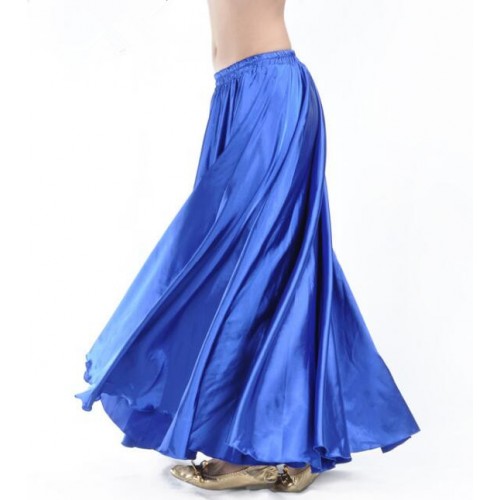brand new  silk satin skirt belly dance skirt belly dance skirts big skirt Spain